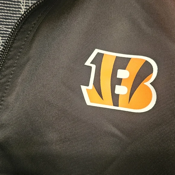 Women's Black and Orange Sequin Varsity Jacket - Picture 5 of 5